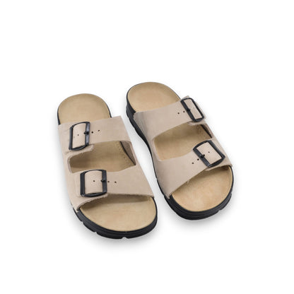 Meeliku Leather Sandals – Beige